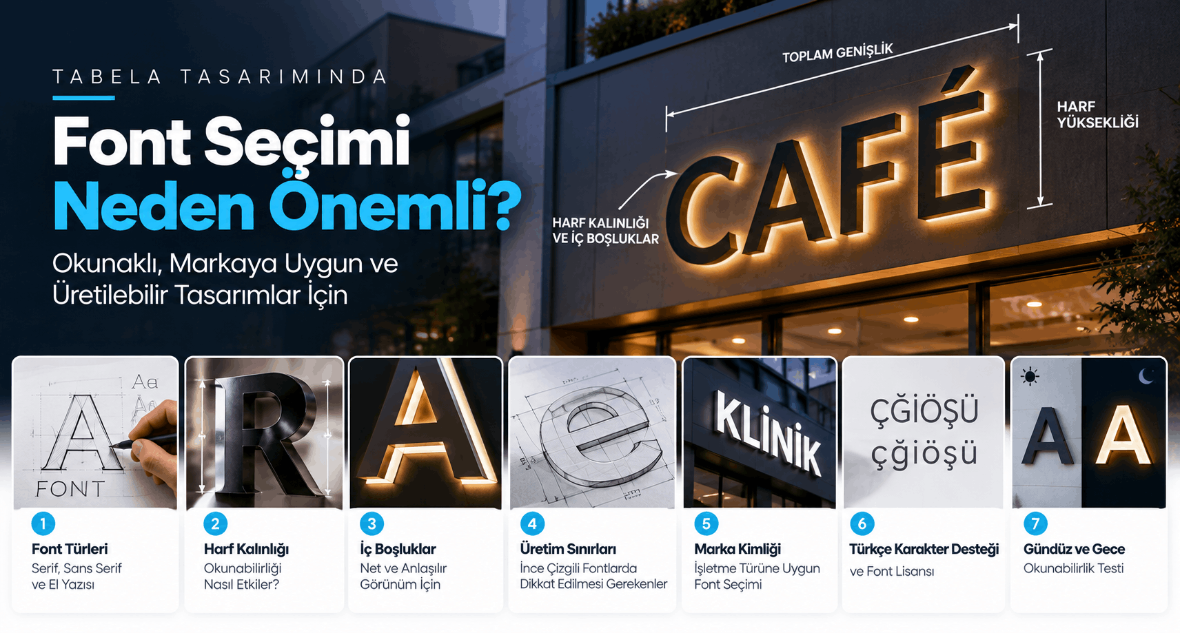 Tabela Tasarımında Font Seçimi