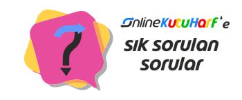 online kutu harf Sık sorulan sorular